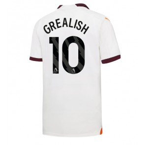 Lacne Muži Futbalové dres Manchester City Jack Grealish #10 2023-24 Krátky Rukáv - Preč